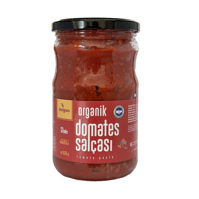 Organik Domates Salçası 650 Gr - Görsel 1