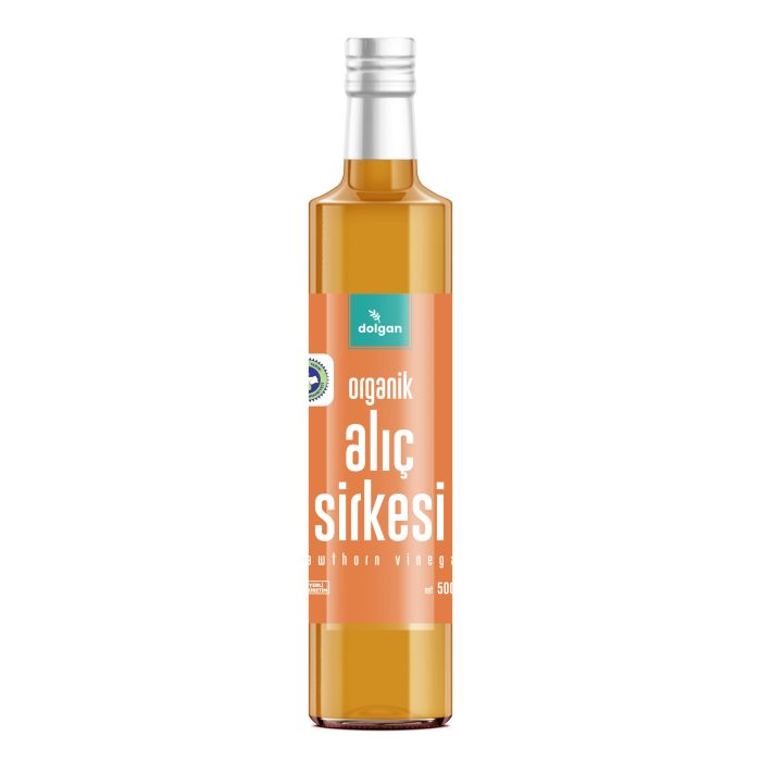 Organik Alıç Sirkesi 500 ml - Görsel 1