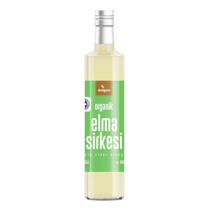 Organik Elma Sirkesi 500 ml - Görsel 1